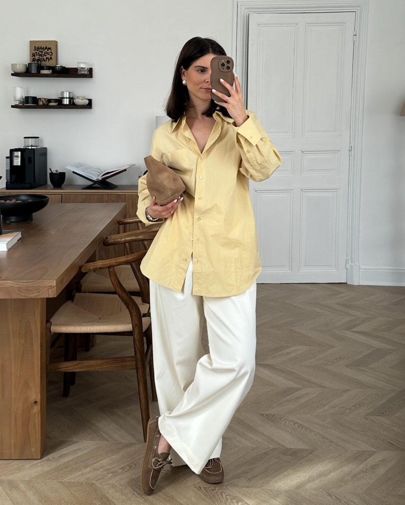 minimal summer pastel outfit