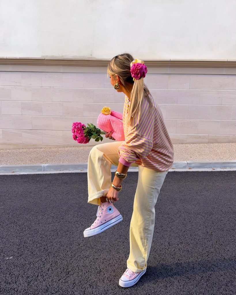 stunning summer pastel outfit