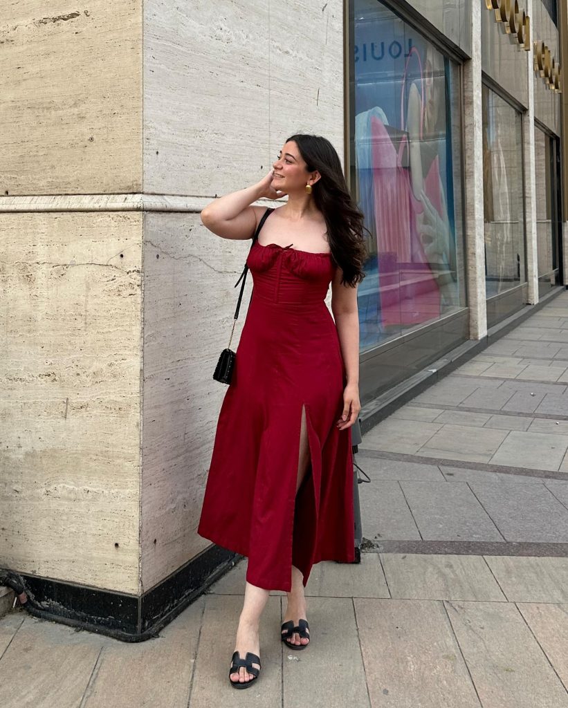 beautiful cheery red outfit