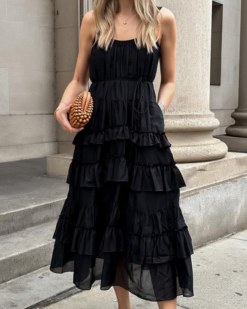 beautiful summer black outfit