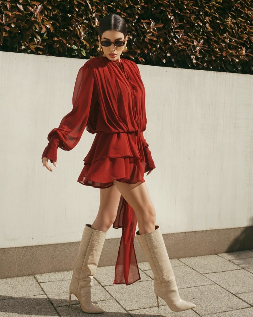 perfect cherry red outfits