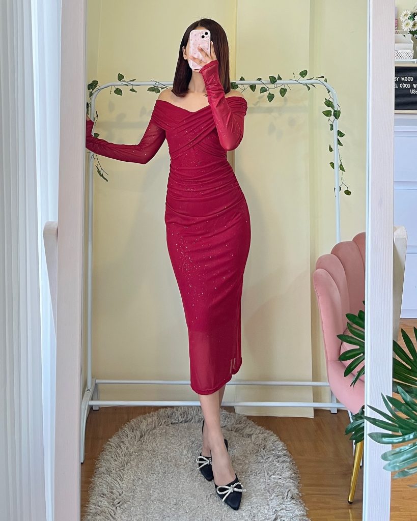 unique cherry red outfits